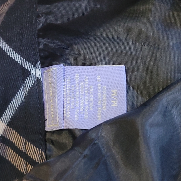 Laura Scott Plaid Skirt Black - Picture 5 of 6